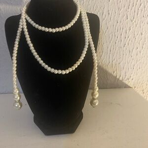 Pearl Lariat Necklace Stylish and Unique